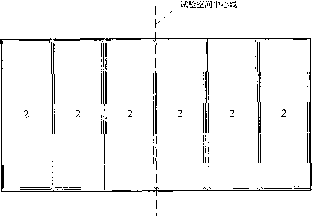 Temperature field control method for large-scale salt fog environment simulation test system