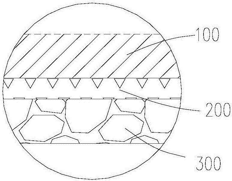 Composite replacing and filling structure and treatment method for valley-type soft soil