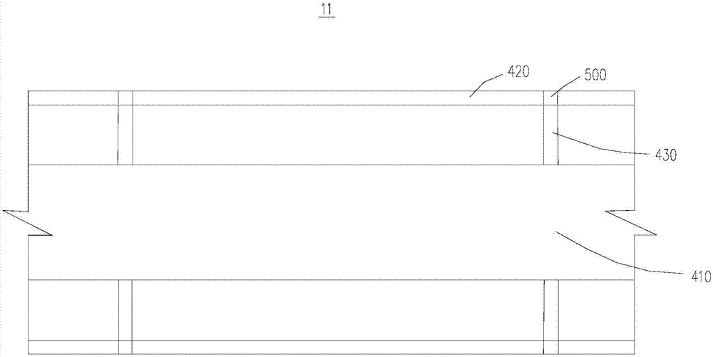 Composite replacing and filling structure and treatment method for valley-type soft soil