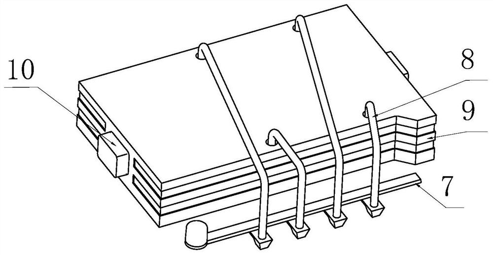 A method for forming a combined sand core