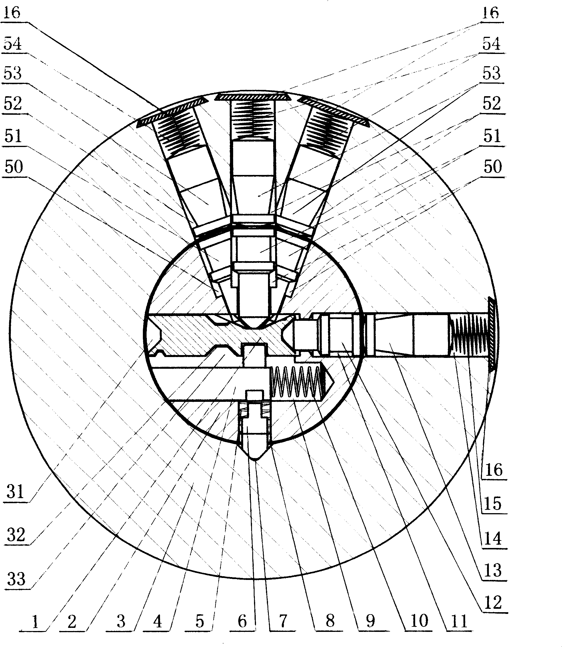 Lock with multi-row staggered cylinders and T-shape cylinders and safety switch and key thereof