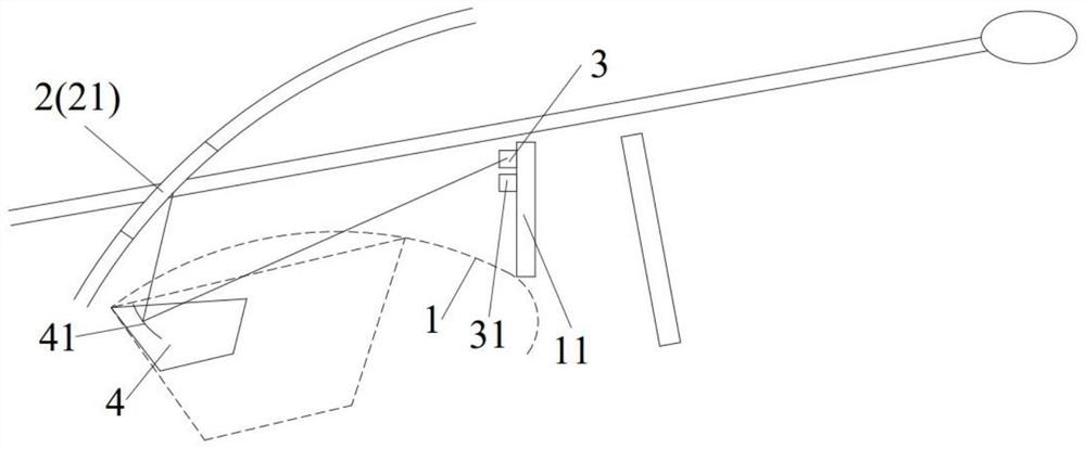 Augmented reality head-up display system for vehicle and vehicle