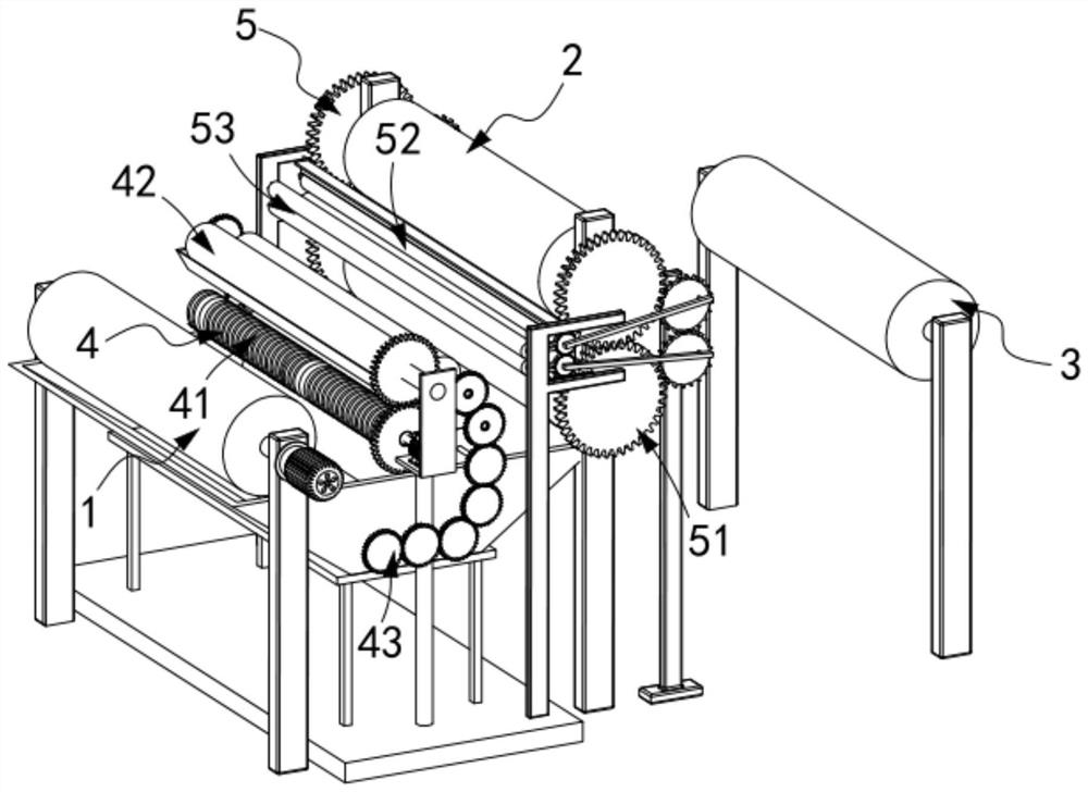 Diversion non-woven composite material synthesis device