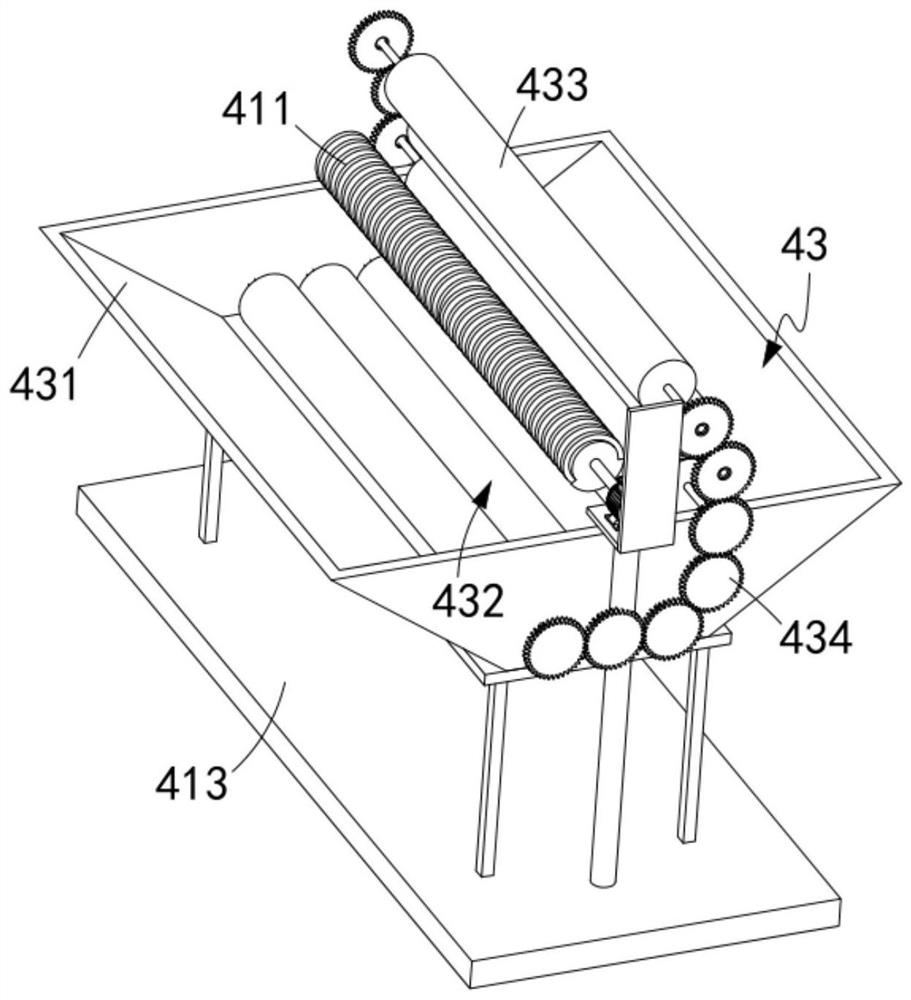 Diversion non-woven composite material synthesis device