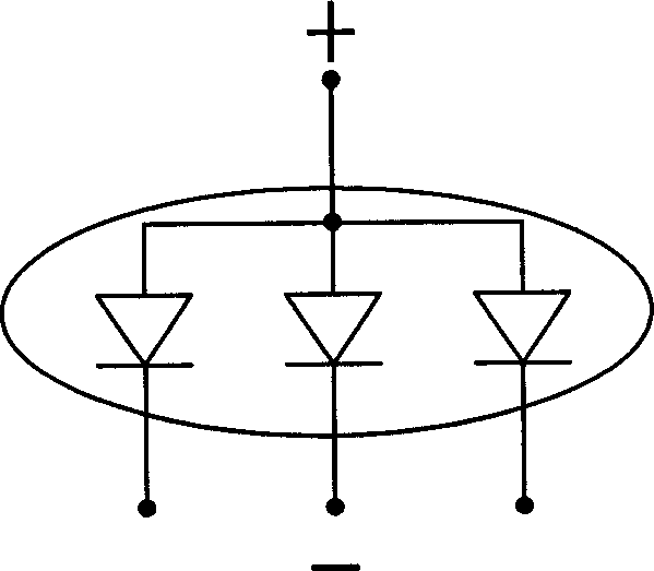 LED integrated tube core