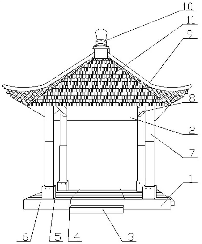 A foldable and movable Chinese kiosk