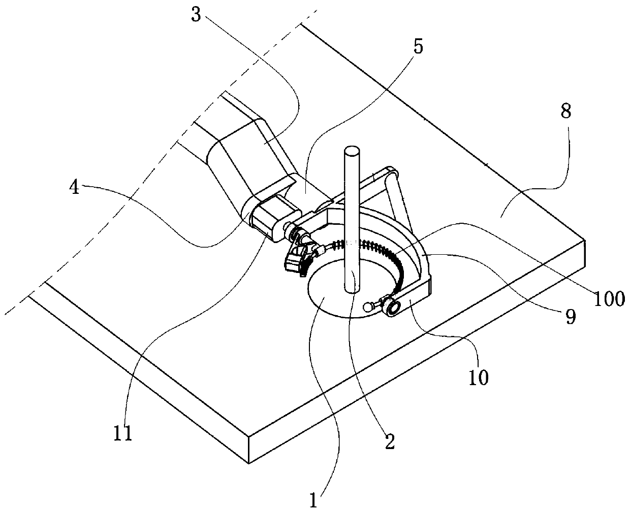 Forest root system protection soil ball segmentation mechanism and transplantation working method thereof