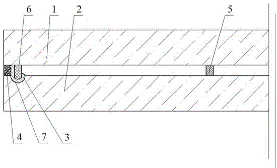 Bar-frame and groove sealed vacuum glass insulation panel and preparation method thereof