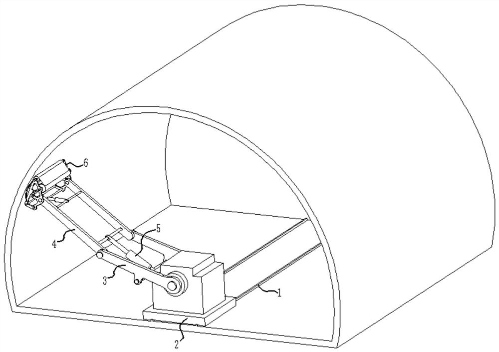 Folding type cloth hanging trolley