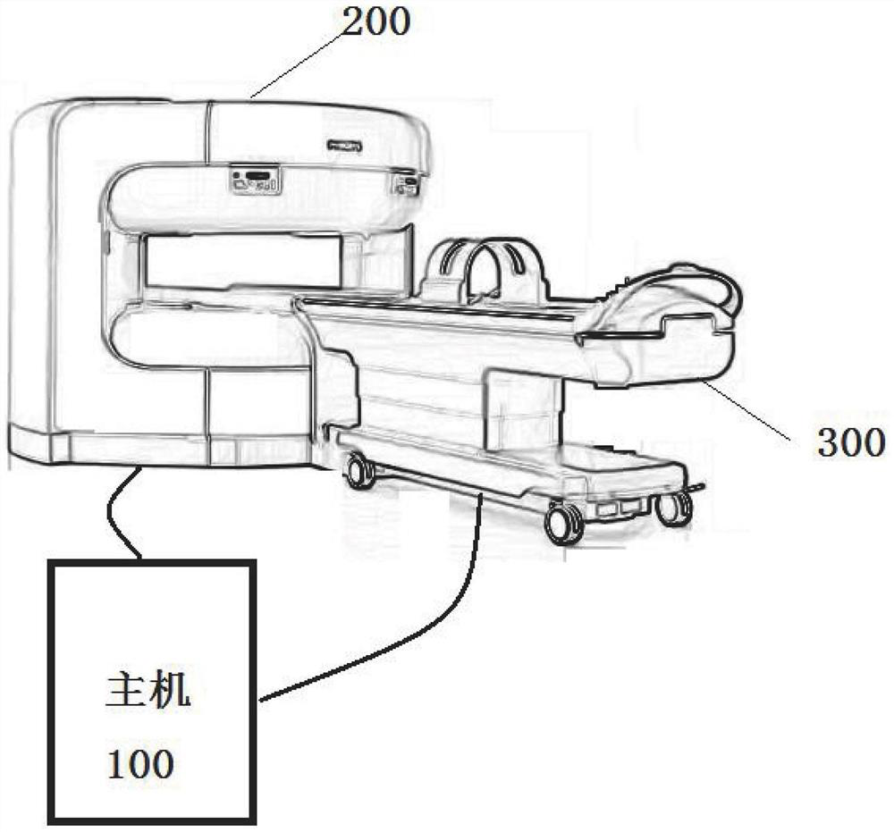 Mobile magnetic resonance imaging rapid positioning method