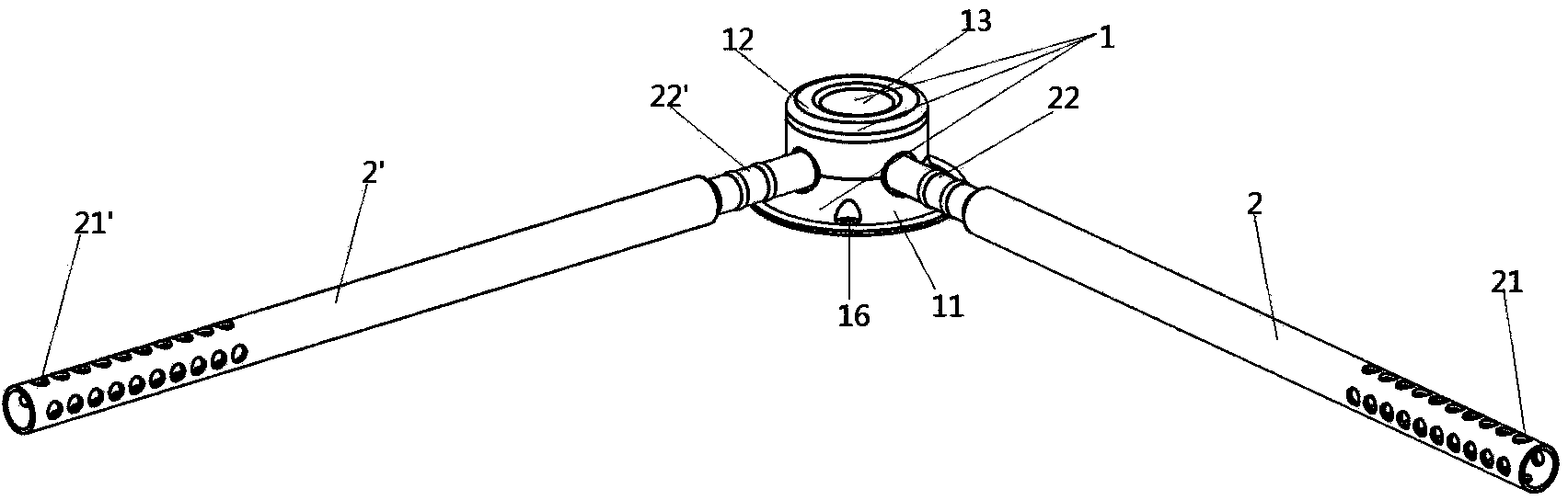 Medical shunt device for portal hypertension