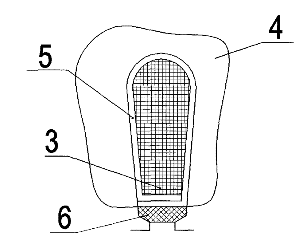 Insulating method and device of oil pump motor stator of electric locomotive transformer powered up by frequency converter