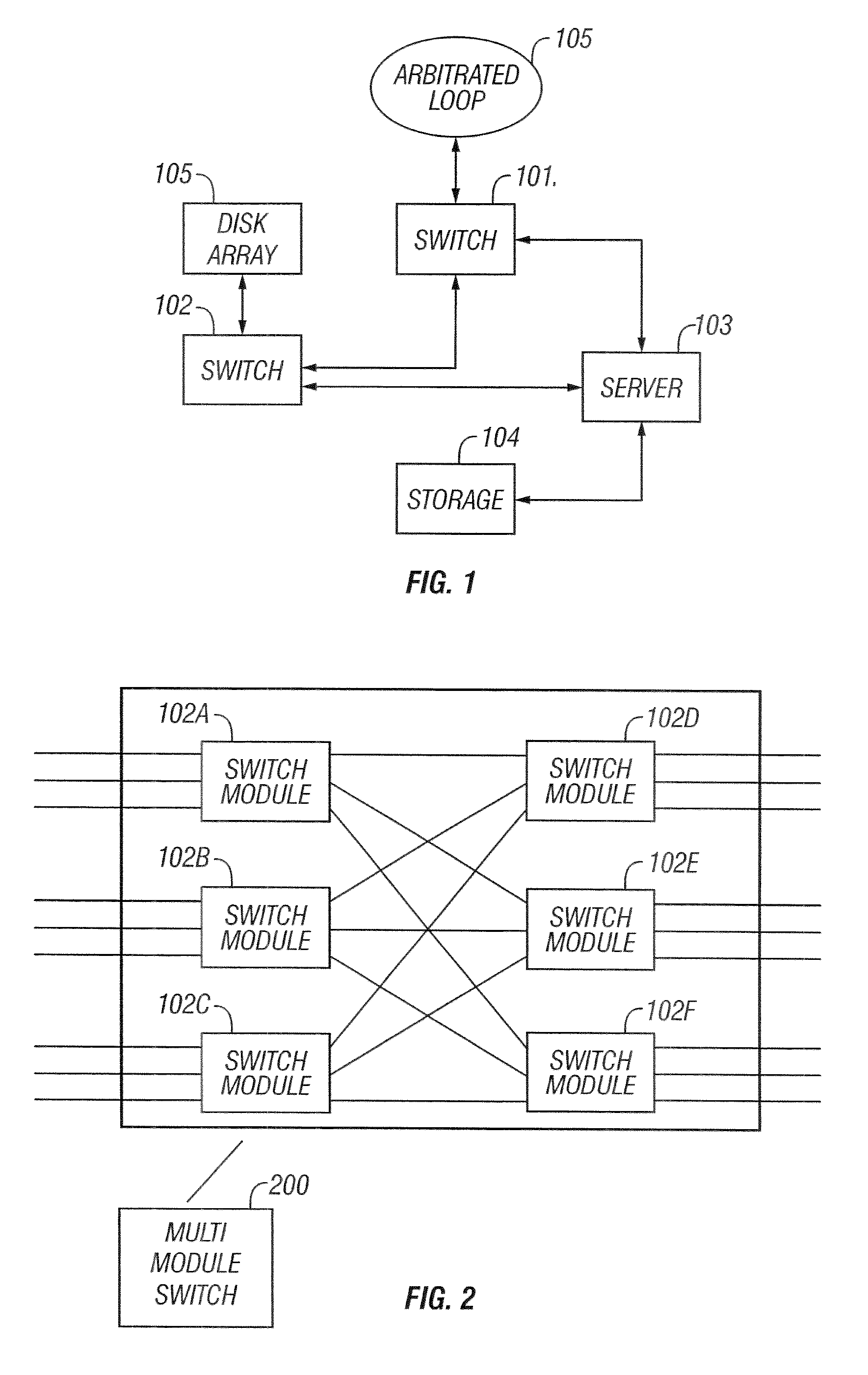 Method and system for primary blade selection in a multi-module fibre channel switch