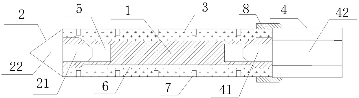 Novel high-efficiency and easy-to-pull-out bone spicule