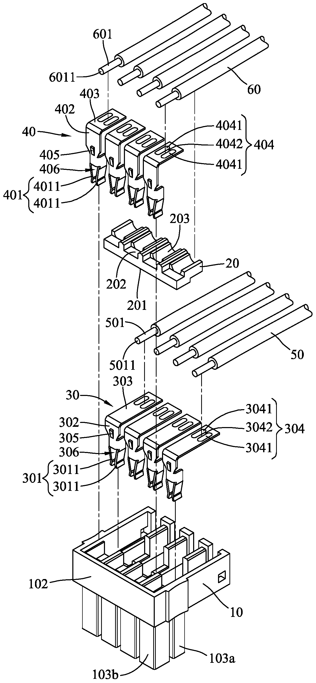 Power connector and assembly method thereof