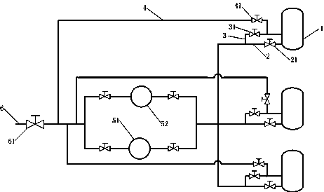 CSTR fermentation tank discharging system used for mixing of plurality of materials, and technology