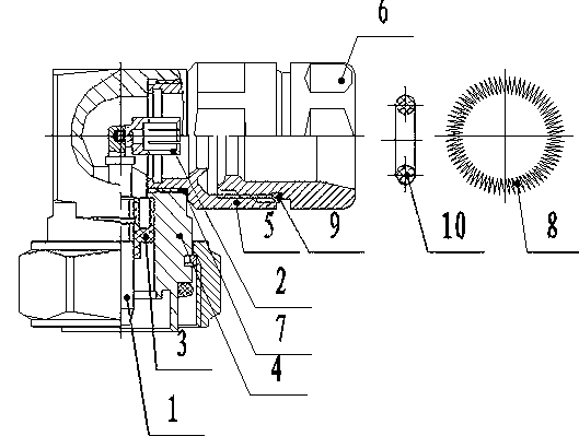 L29 type bent type inserting needle contact element radio-frequency connector connected with 1/2' ring-shaped cable in matching mode