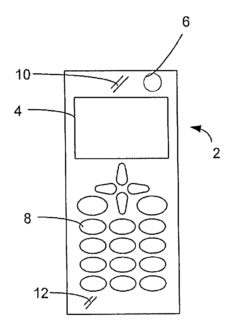 Communication device with combined input and display device