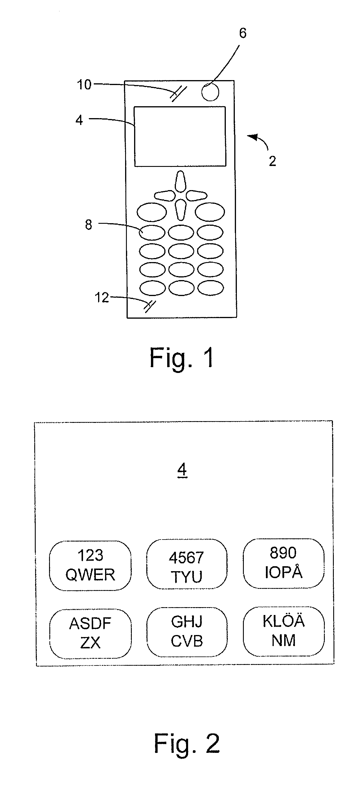 Communication device with combined input and display device