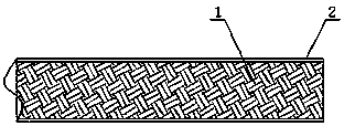 A heat-sensitive color-changing rope and its manufacturing method