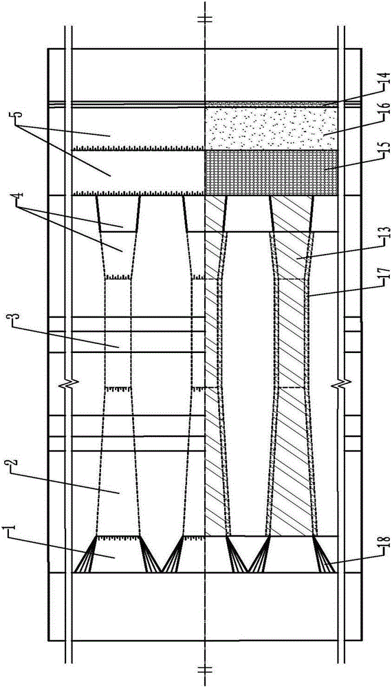 Sand conveying railroad bed