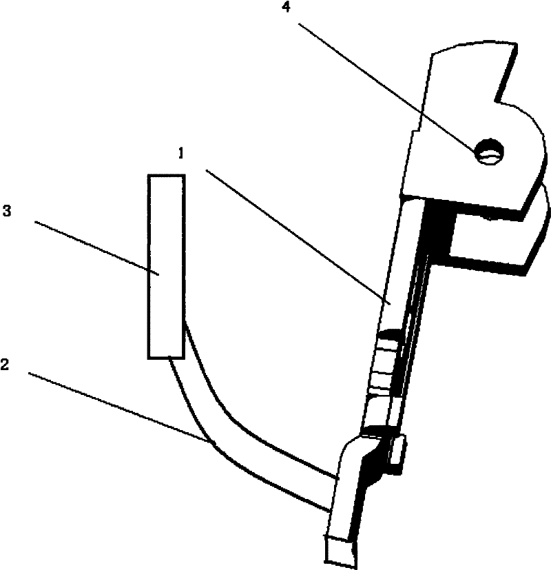 Moving contact device of relay