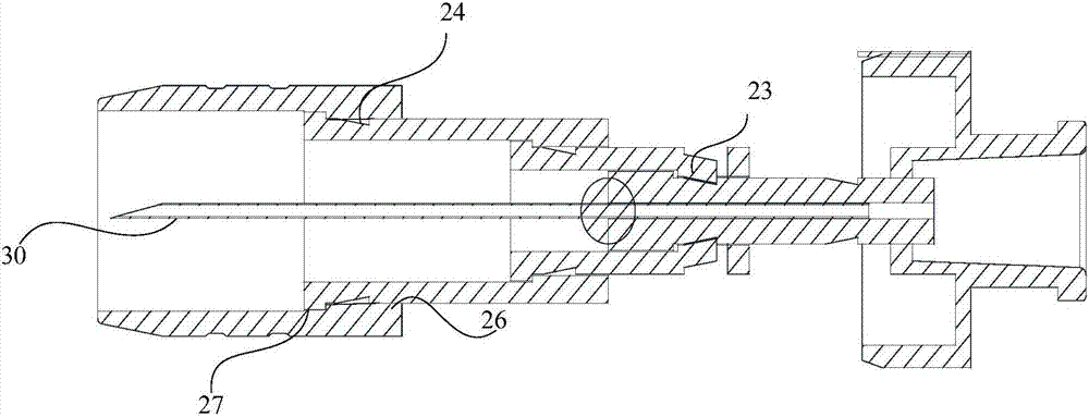 Anti-needle structure and injection needle comprising same