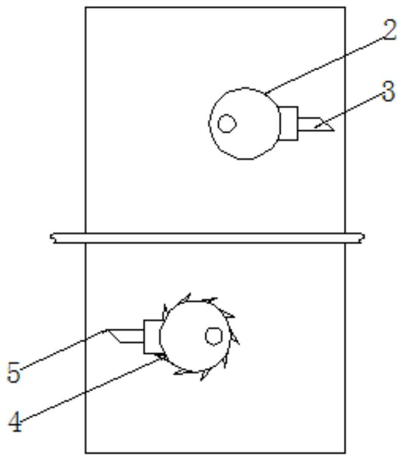 A device for stopping and variable-speed double-sided welding of packaging bags based on the principle of leverage