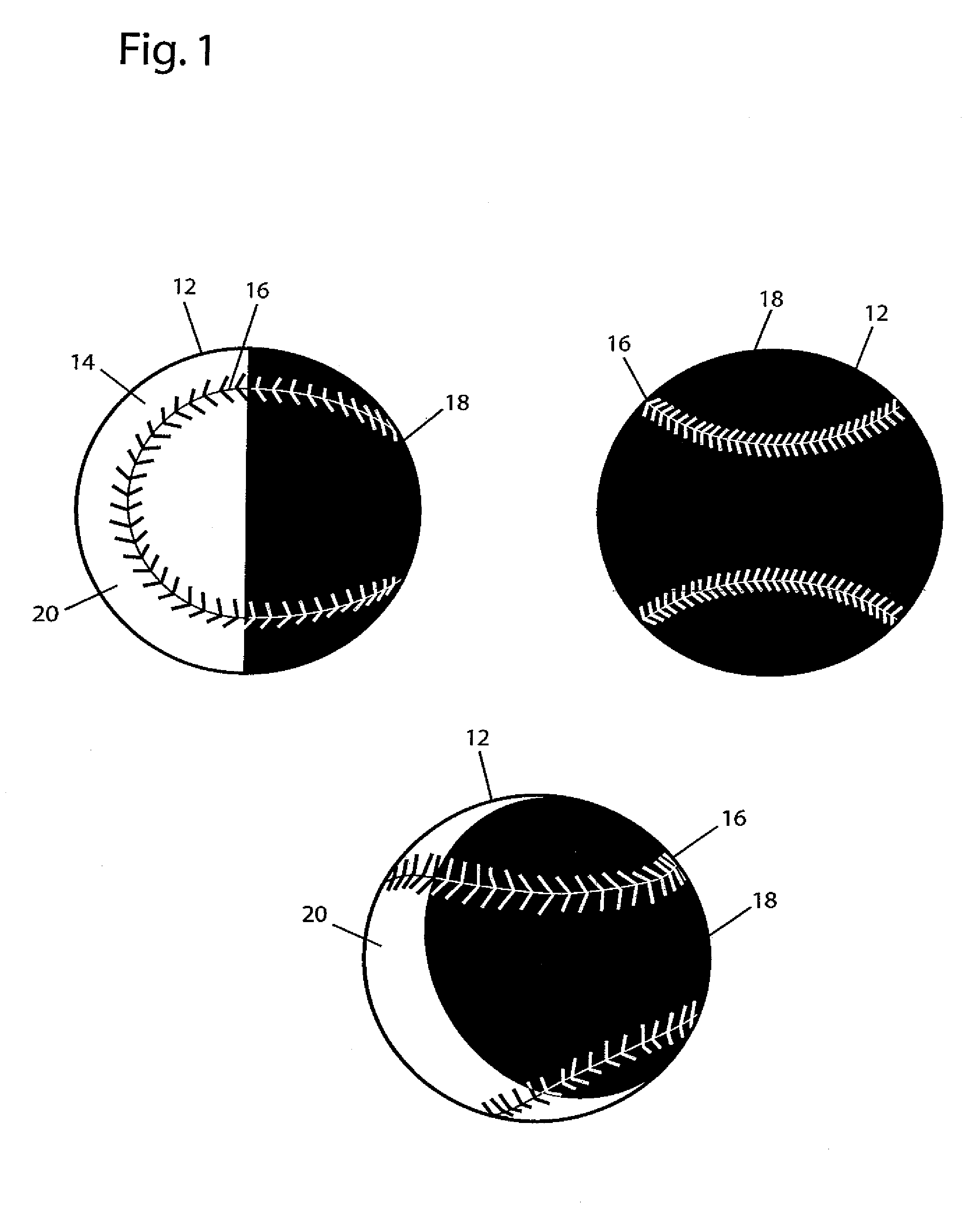Ball Markings For Rotation Training