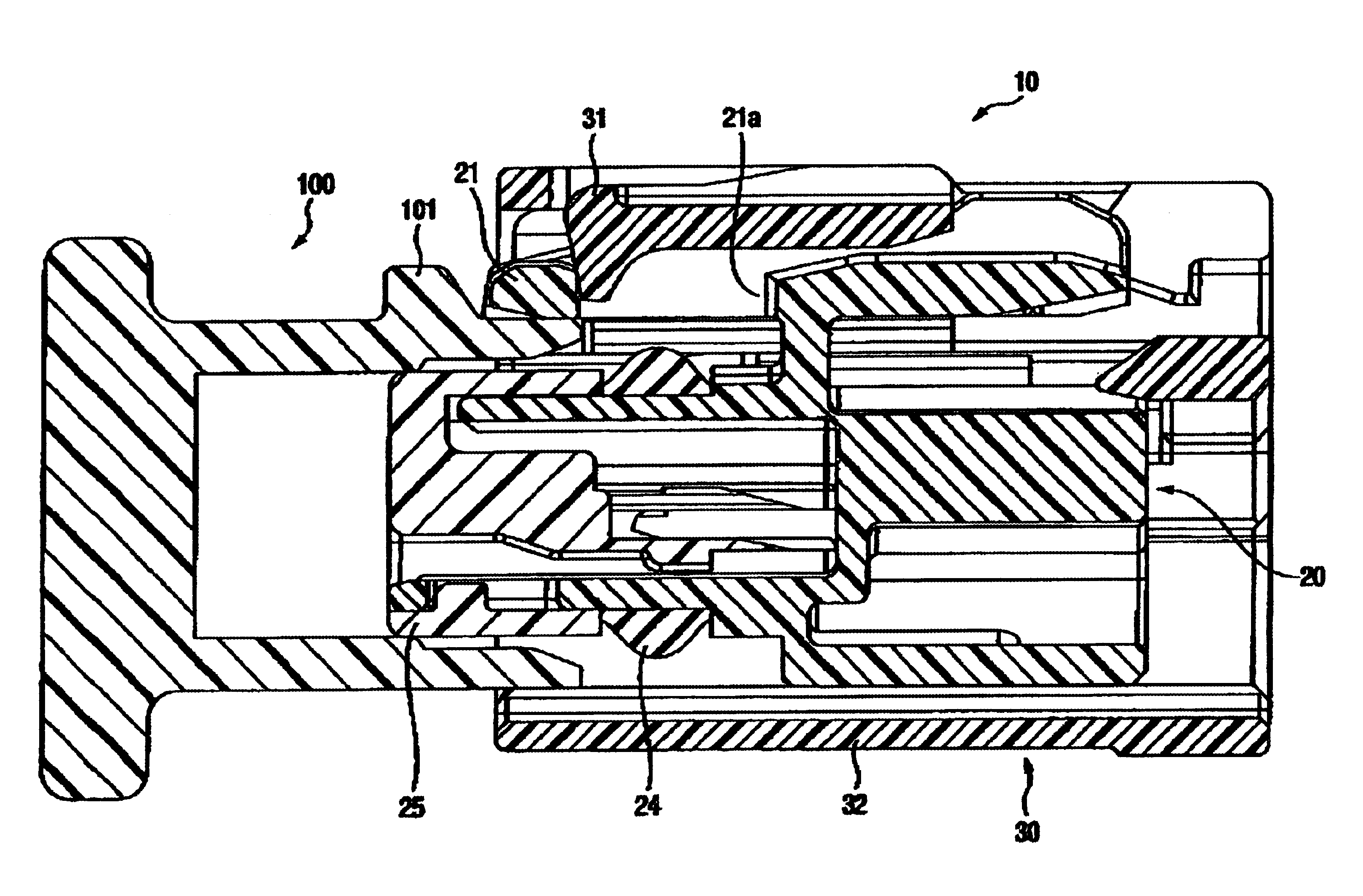 Connector capable of preventing incomplete fitting