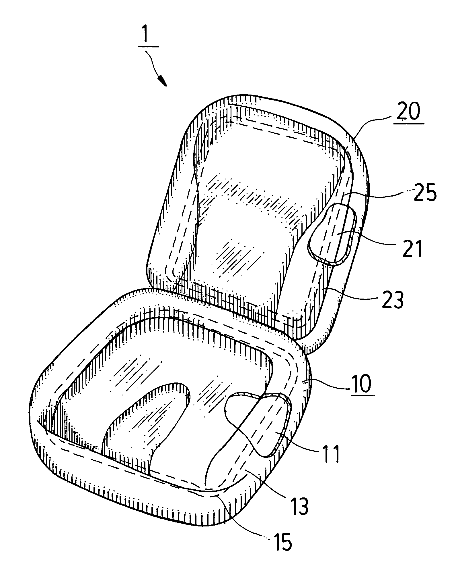 Seat, method of manufacturing the same, and method of treatment for recovery from permanent set in fatigue of the seat