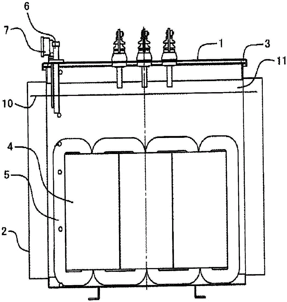 Power transmission transformer control system capable of gradable early warning