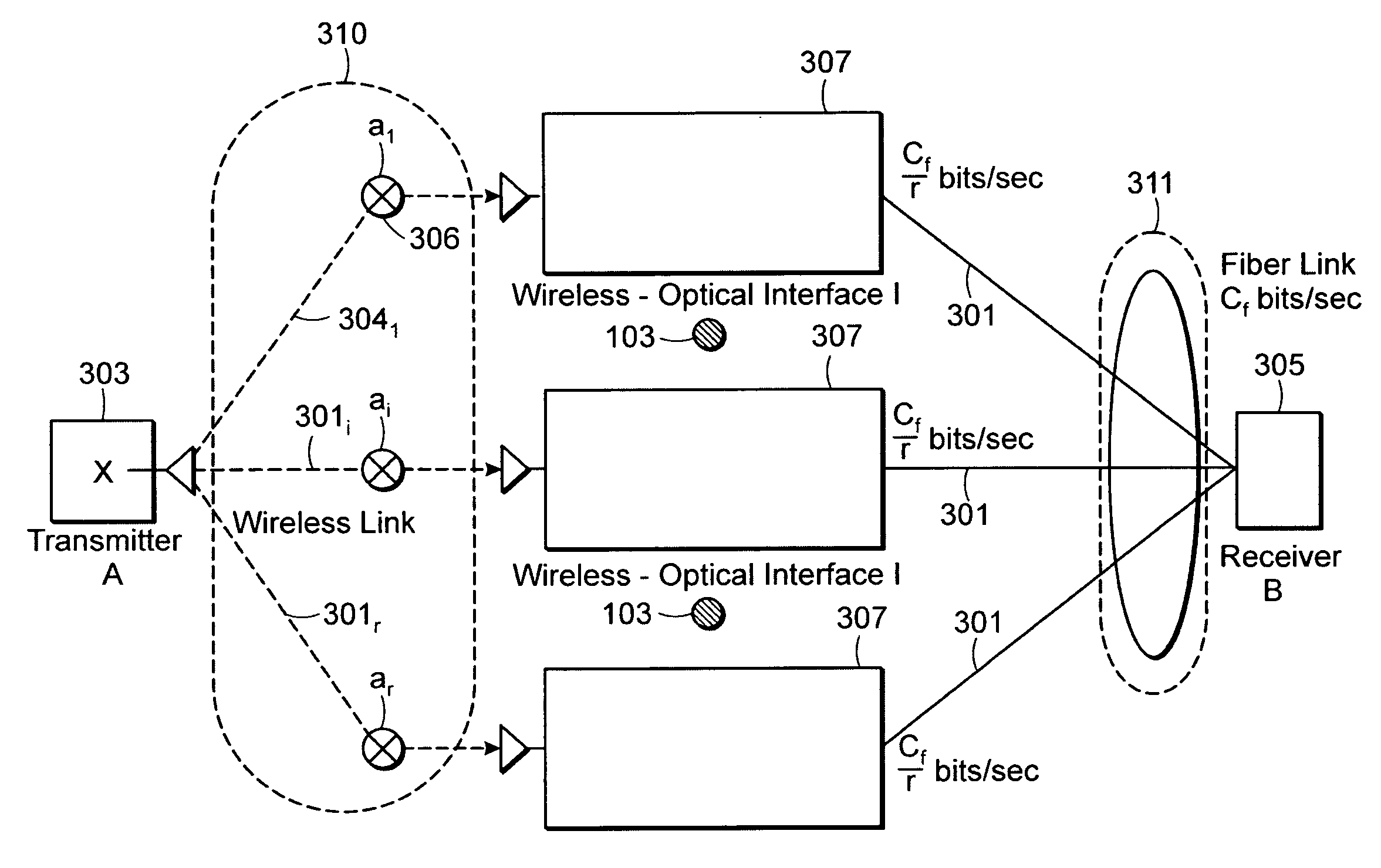 Fiber aided wireless network architecture
