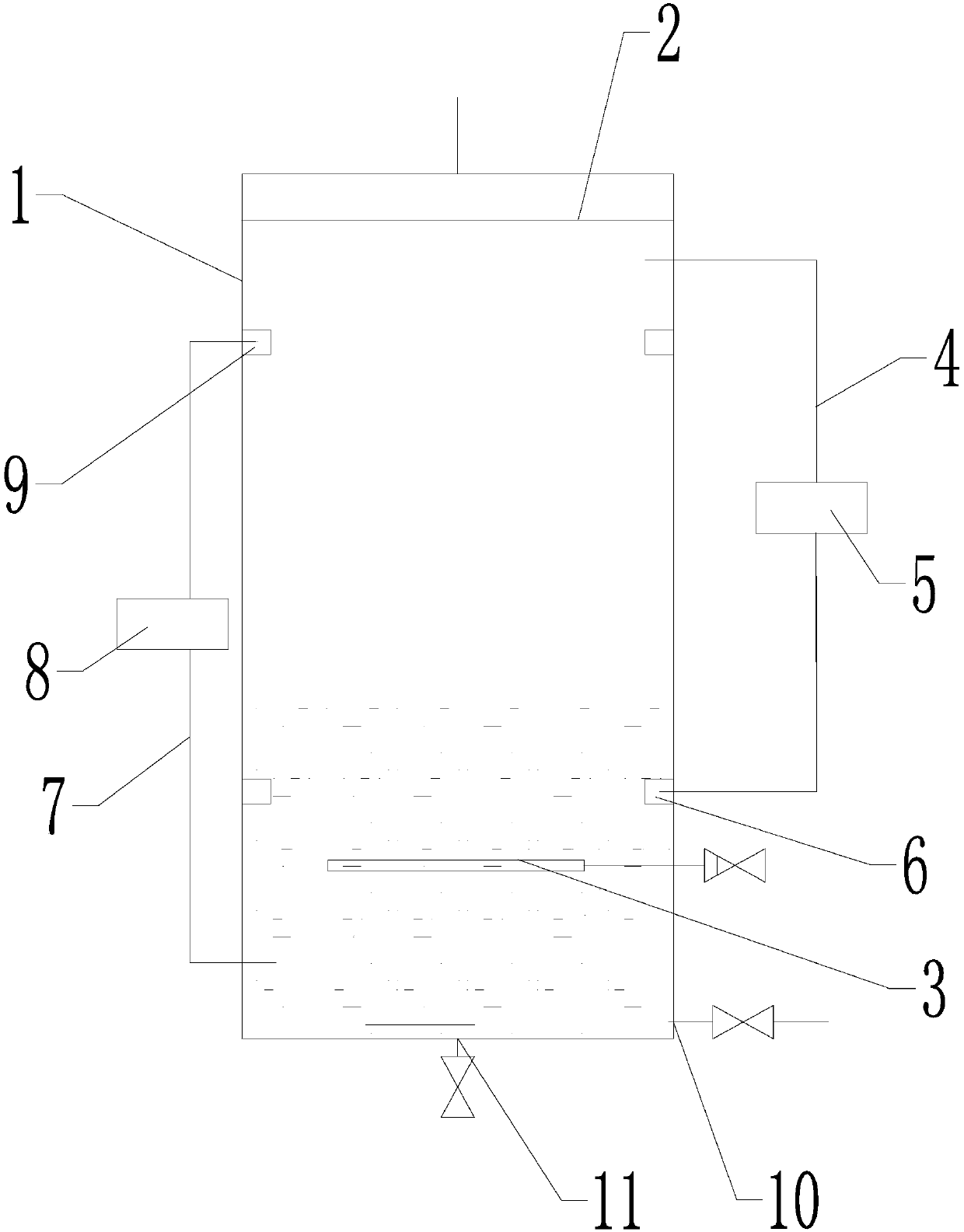 Oxygen dissolving tank and breeding water body oxygenation system