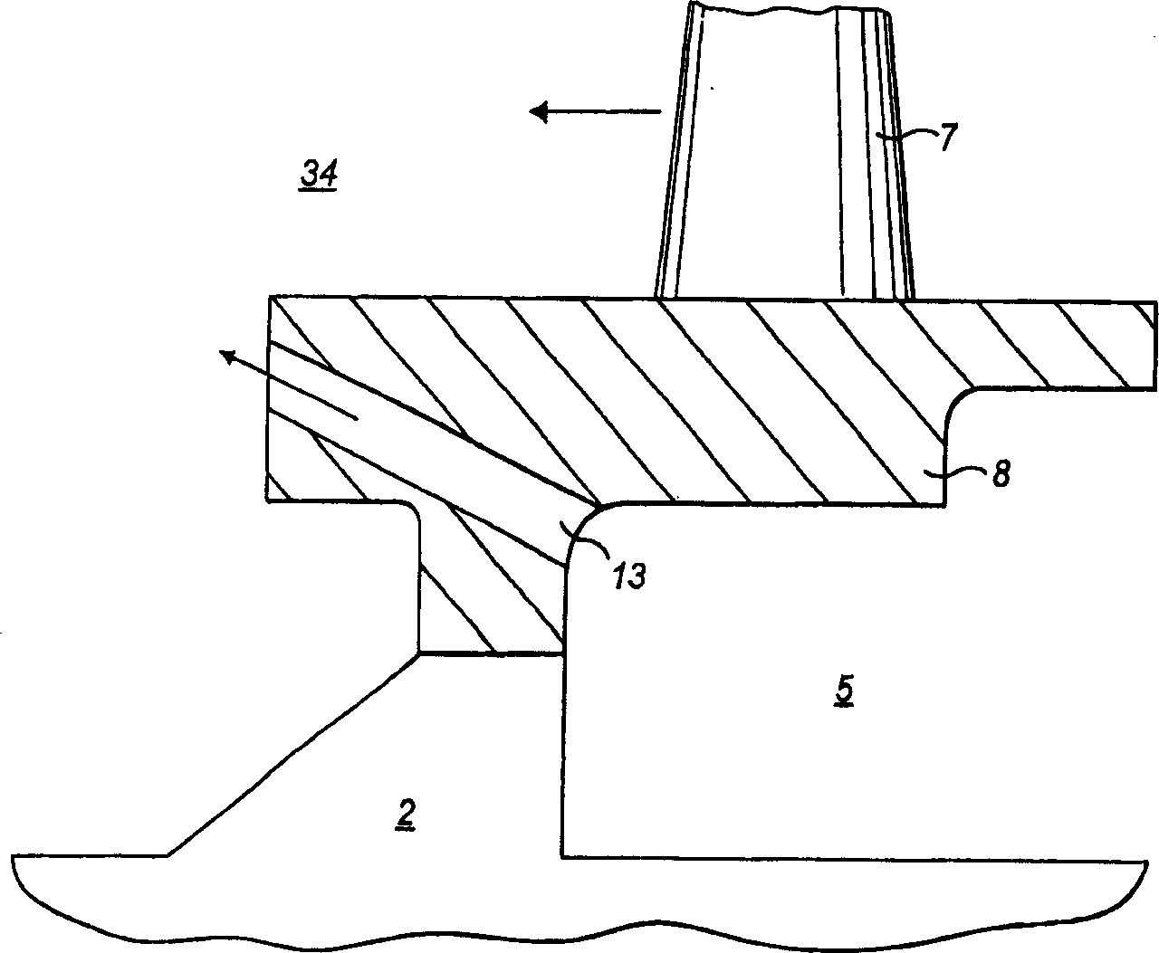 Gas cooling electric machine with pressure unit