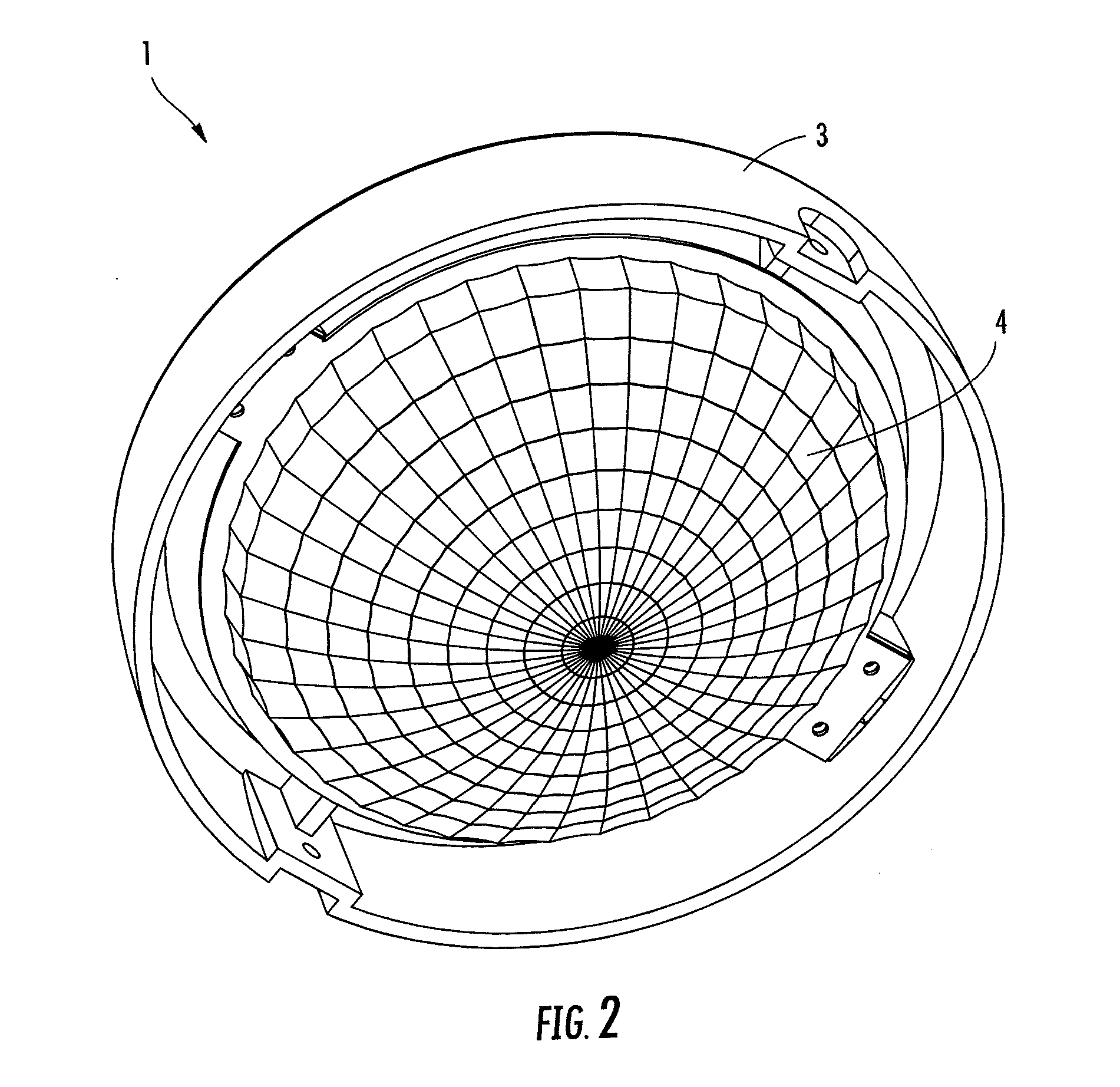 Non-glare reflective LED lighting apparatus with heat sink mounting