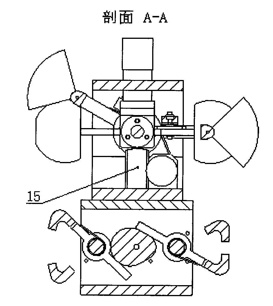 Double-faced robot head device