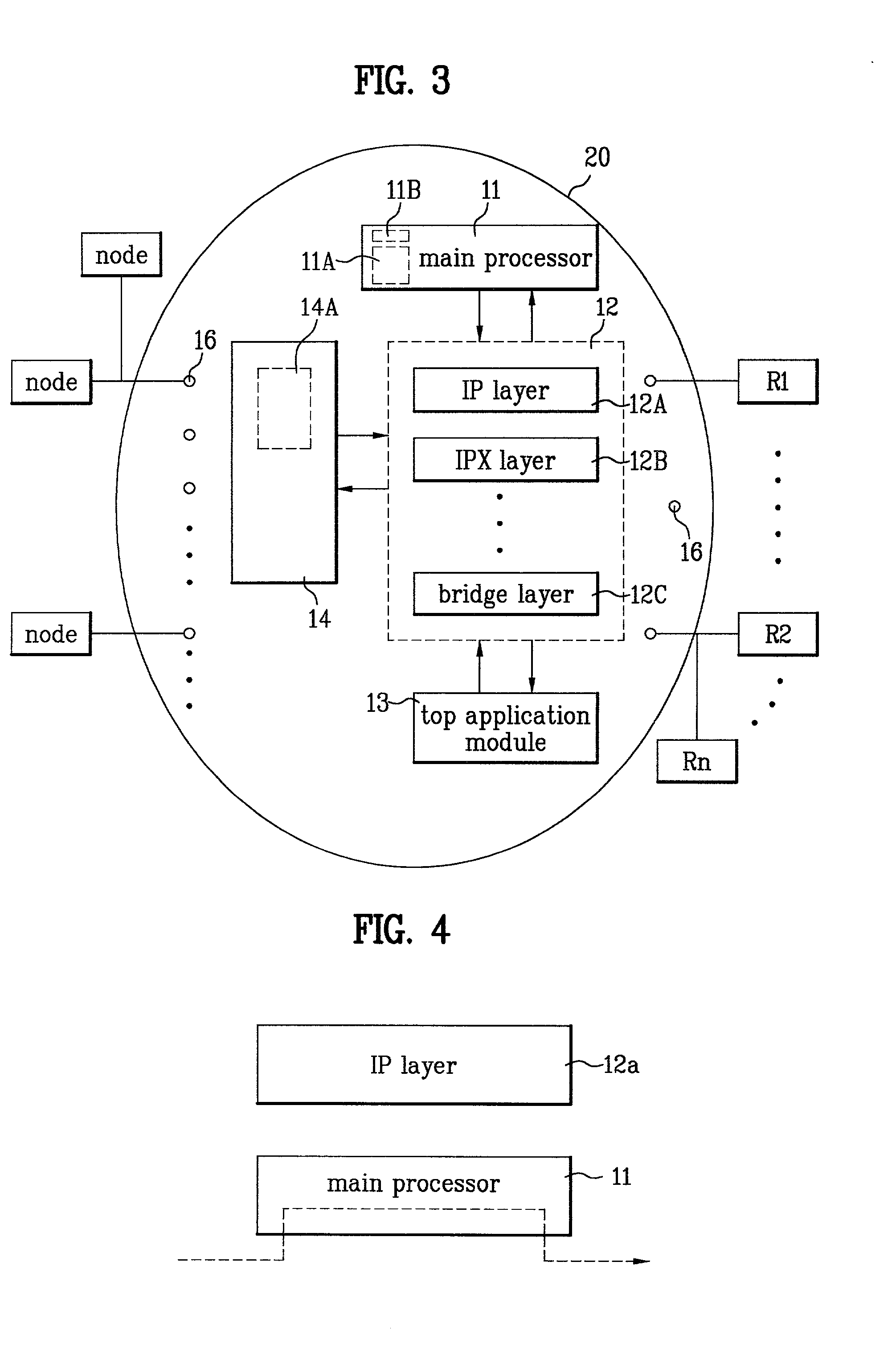 Method of routing a packet in a routing device