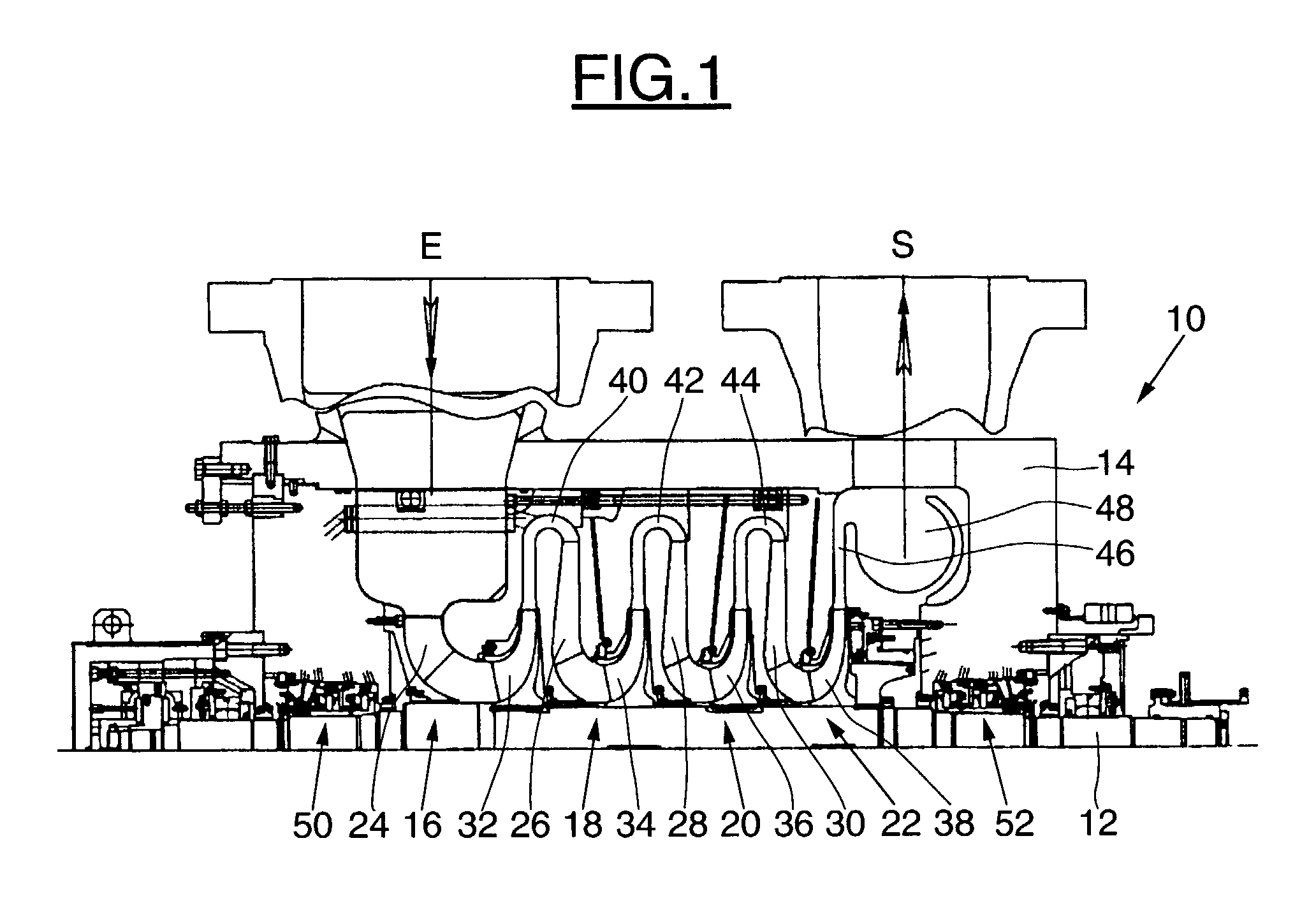 Seal for a compressor and centrifugal compressor equipped with such a seal