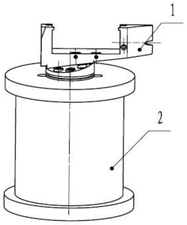 A folding rudder wing assembly device and assembly method