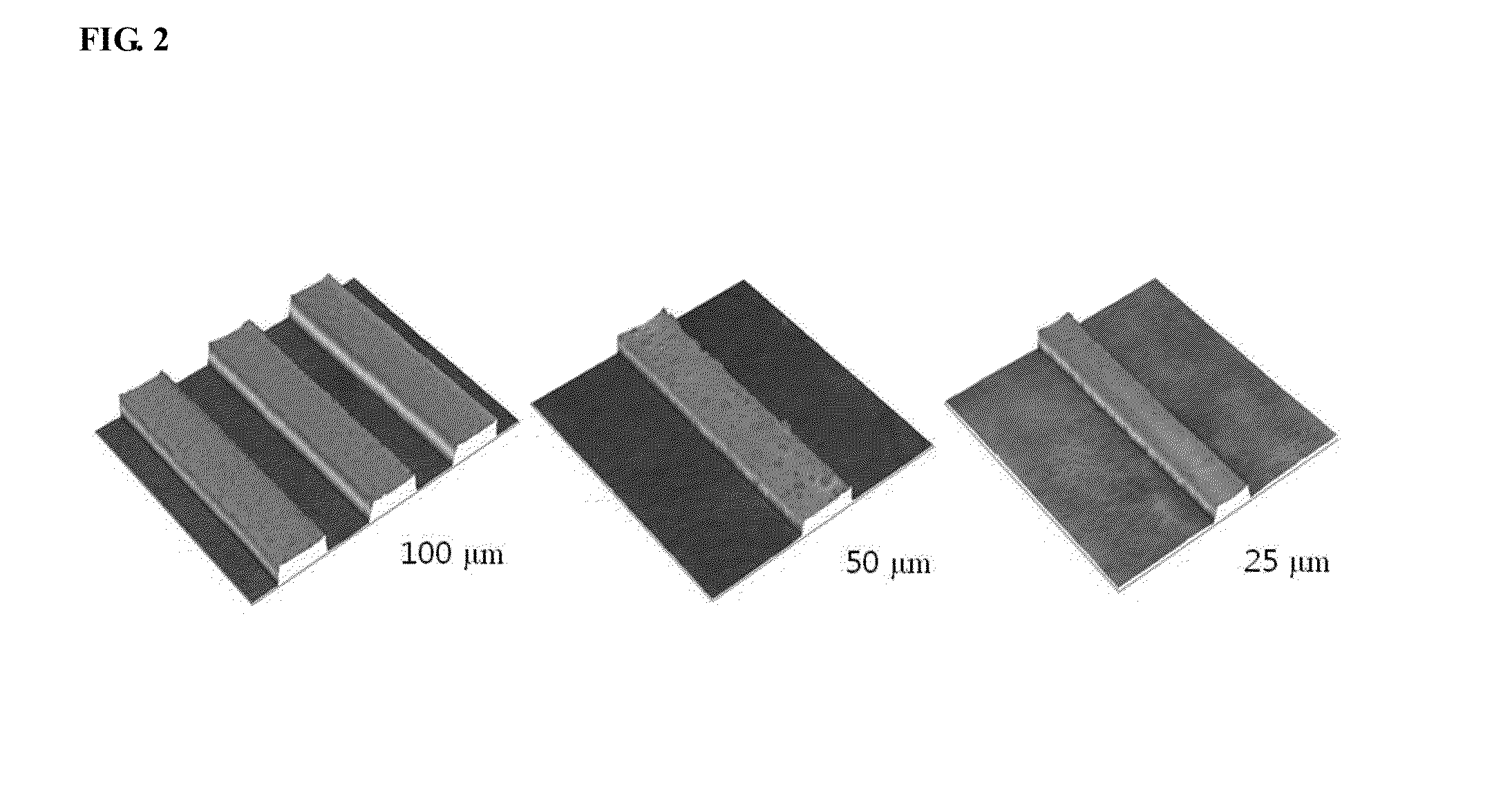 Method of patterning thin film solution-deposited