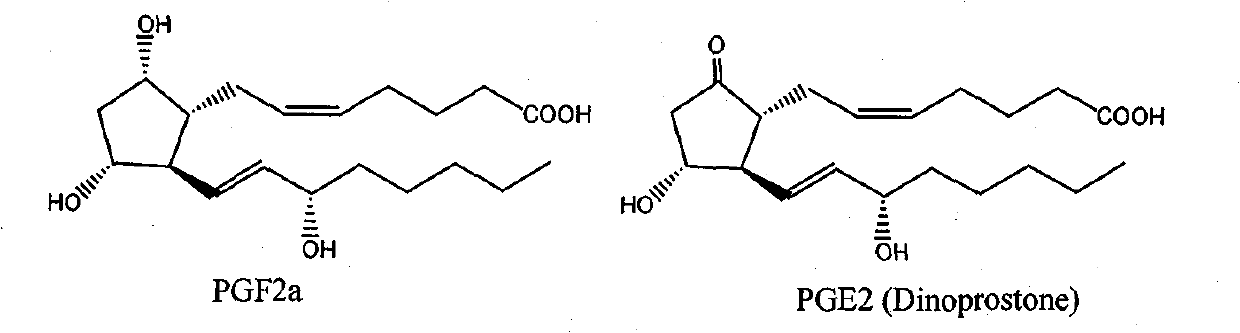 Green synthesis method for dinoprostone (prostaglandin PGE2)