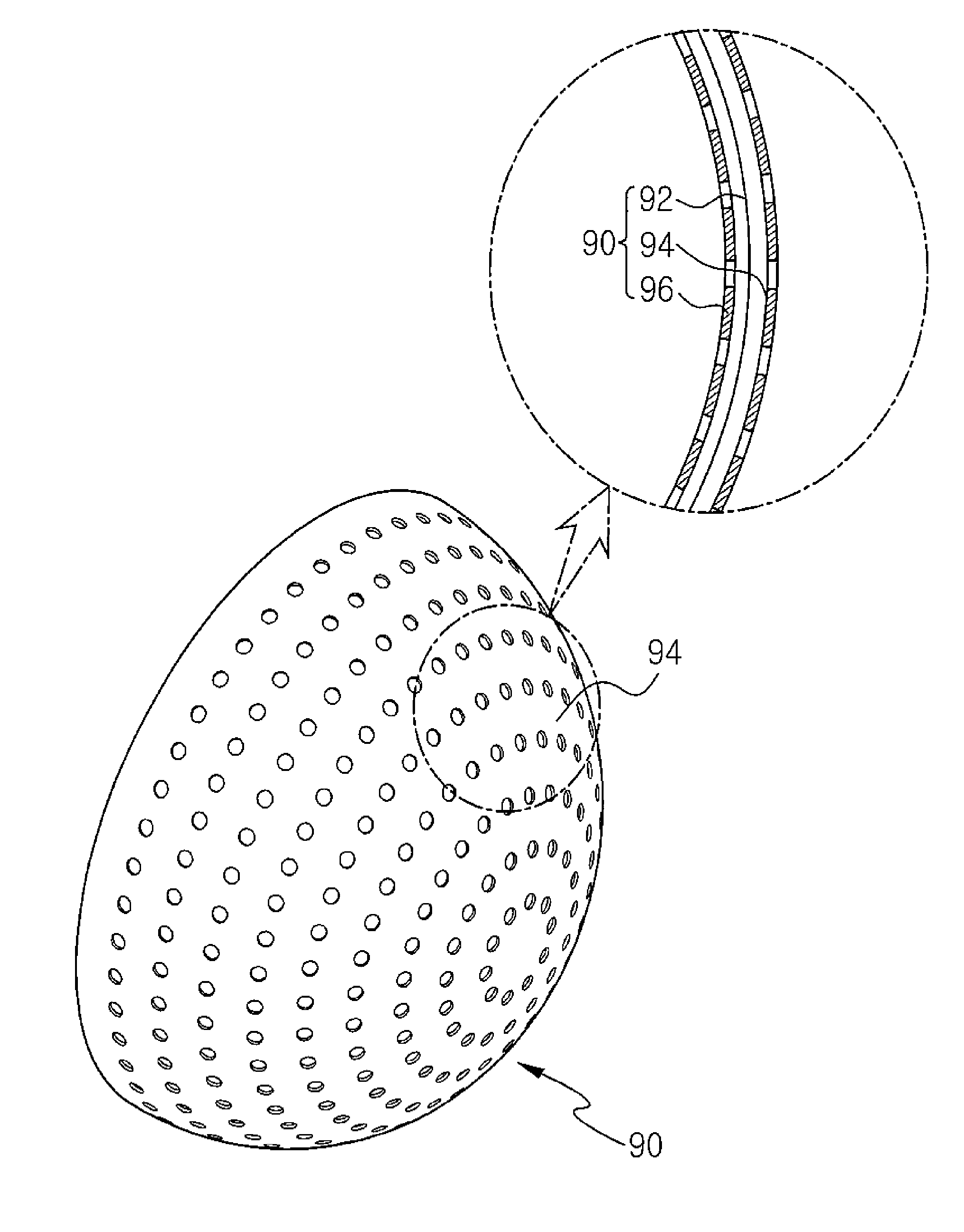 Electrostatic speaker having ventilative diaphragm