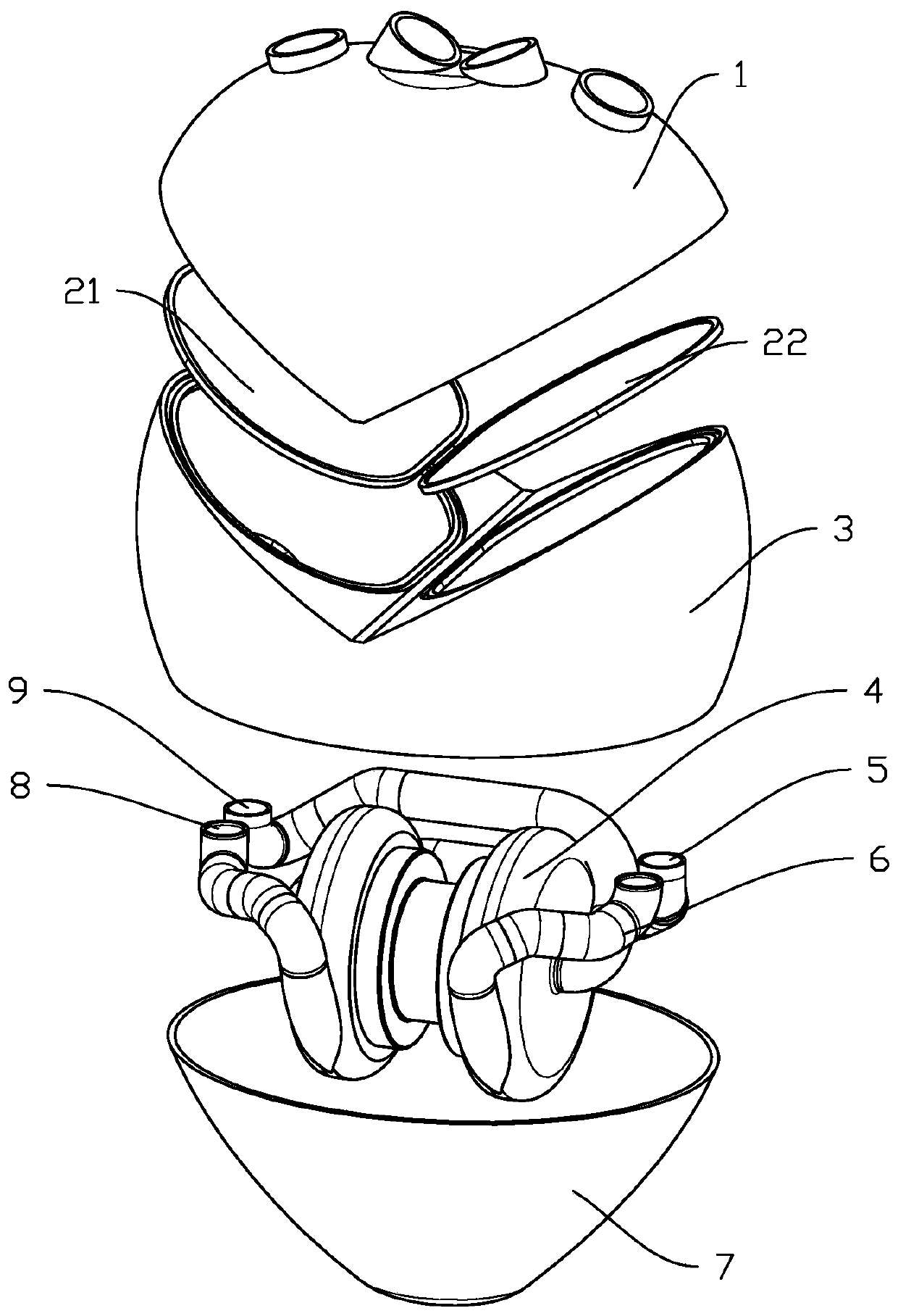 Artificial heart power pump