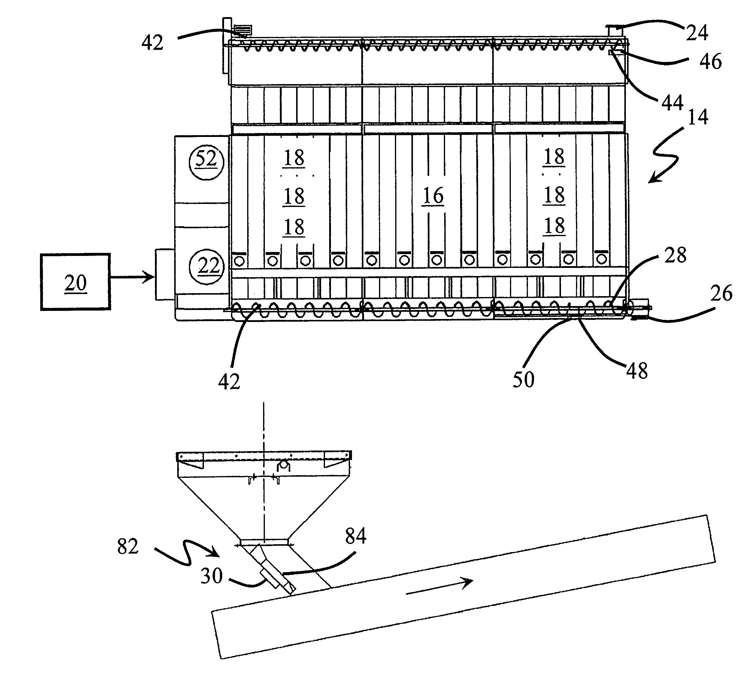 Apparatus and method for reducing a moisture content of an agricultural product
