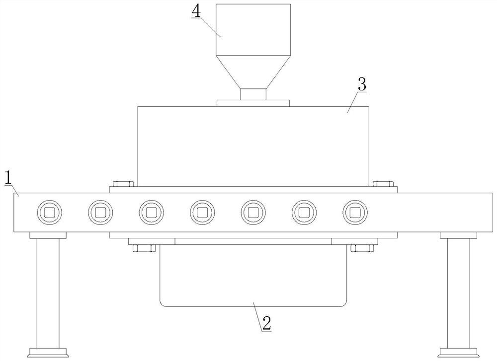 Arc-shaped chemically-toughened glass surface sand blasting device and implementation method thereof