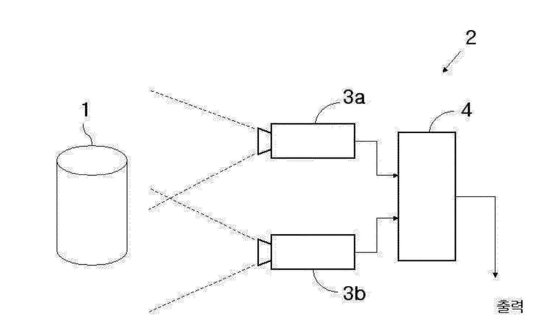 Camera system for three-dimensional thermal imaging
