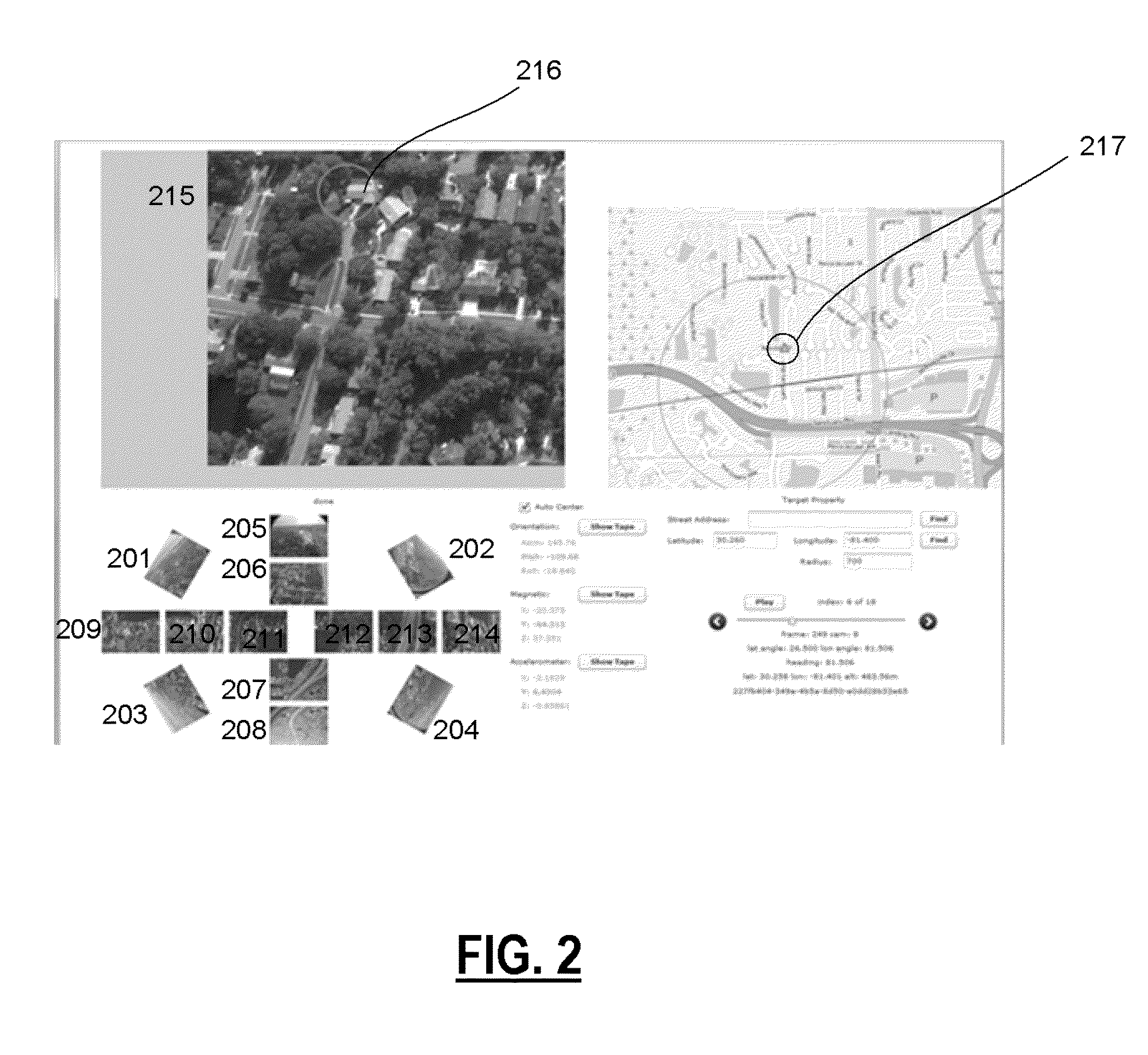 Method and Apparatus for Processing Aerial Imagery with Camera Location and Orientation for Simulating Smooth Video Flyby