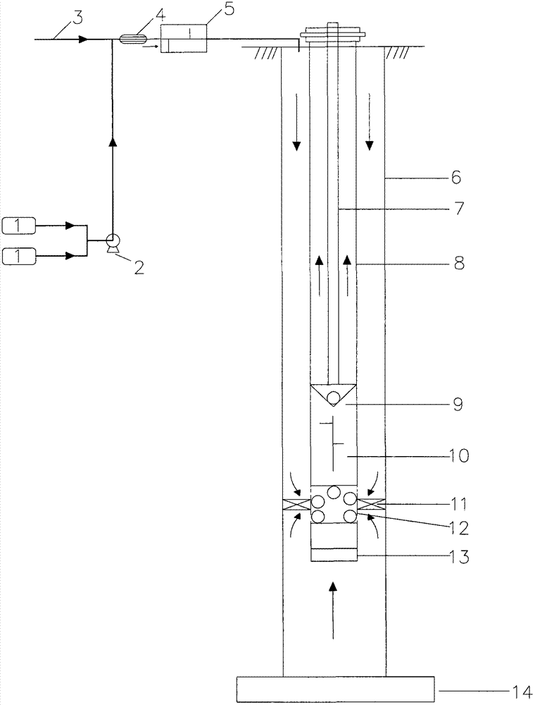 Method and device for reducing viscosity of shaft applicable to extremely-viscous oil recovery