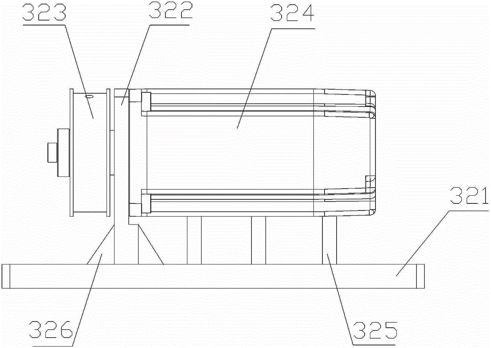 Cam machine with tailstock tapping controlled by servo motor